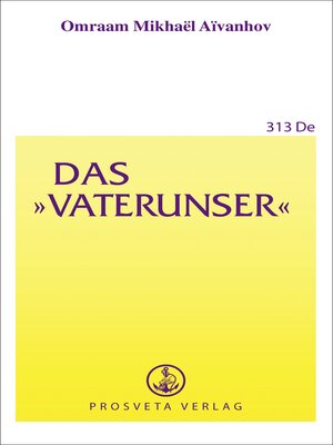 cover image of Das Vaterunser